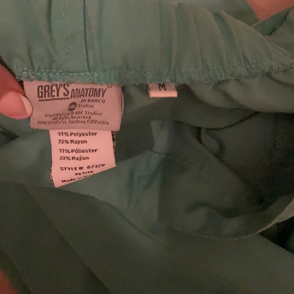 Light Green Greys Anatomy Scrub Pants - Picture 3 of 3